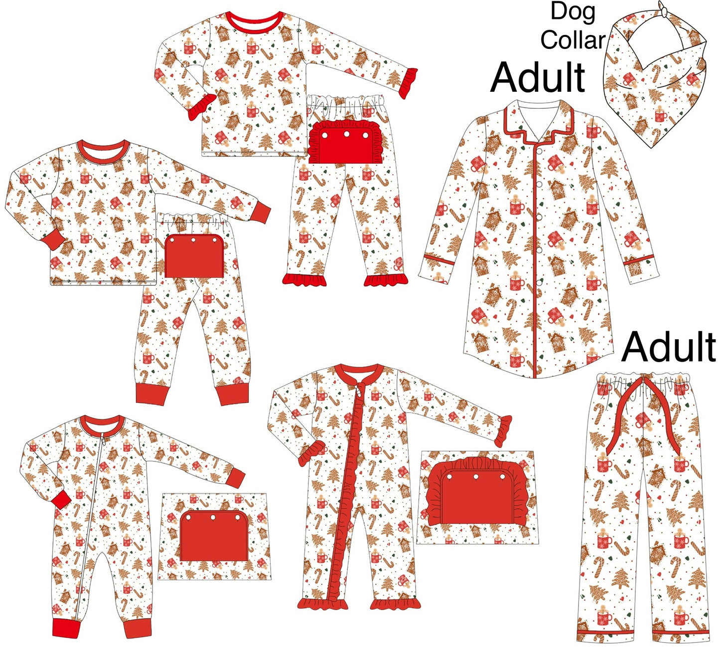 Gingerbread Mashup Pajamas - ETA early December