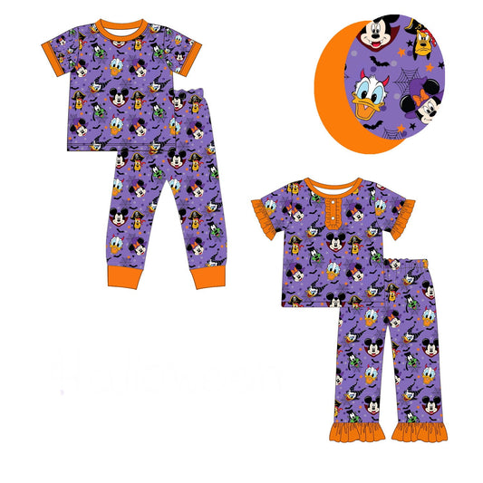 Purple Halloween Mouse Pajamas - ETA early August