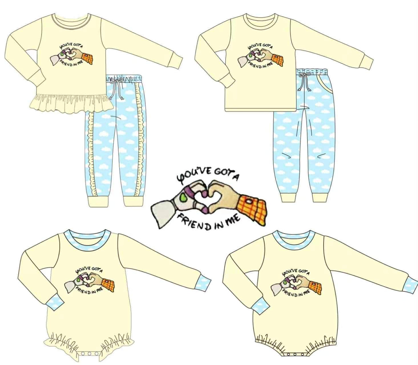 Friend In Me Embroidered Collection - ETA mid January