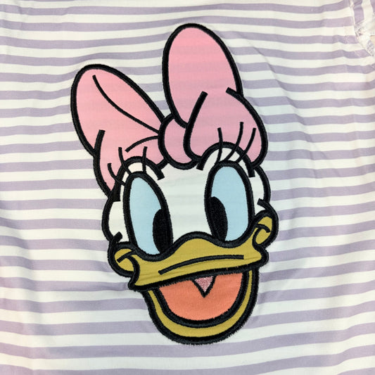 Purple Duck Appliqué Girl Shirt