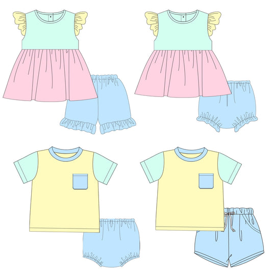 Pastel Color Block Collection - ETA mid June