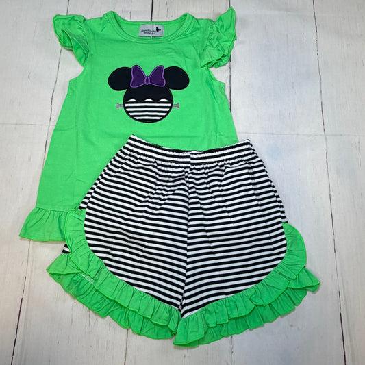 Franken Mouse Appliqué Girl Set