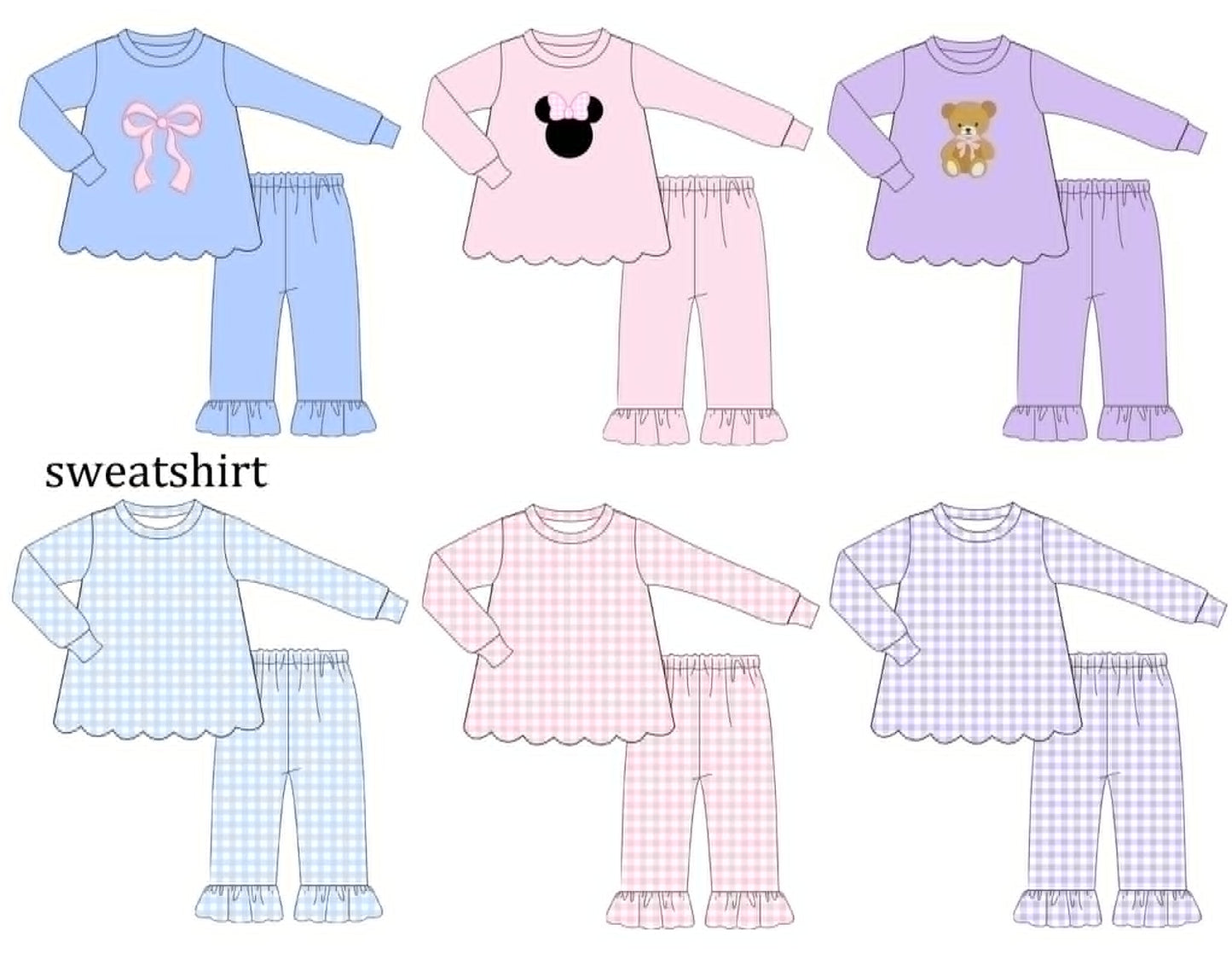 Ruffle Pant Sets - ETA mid January