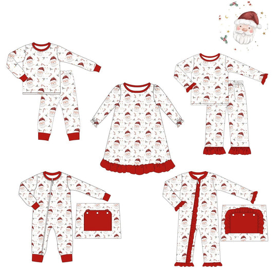 Watercolor Santa Pajamas - ETA early December