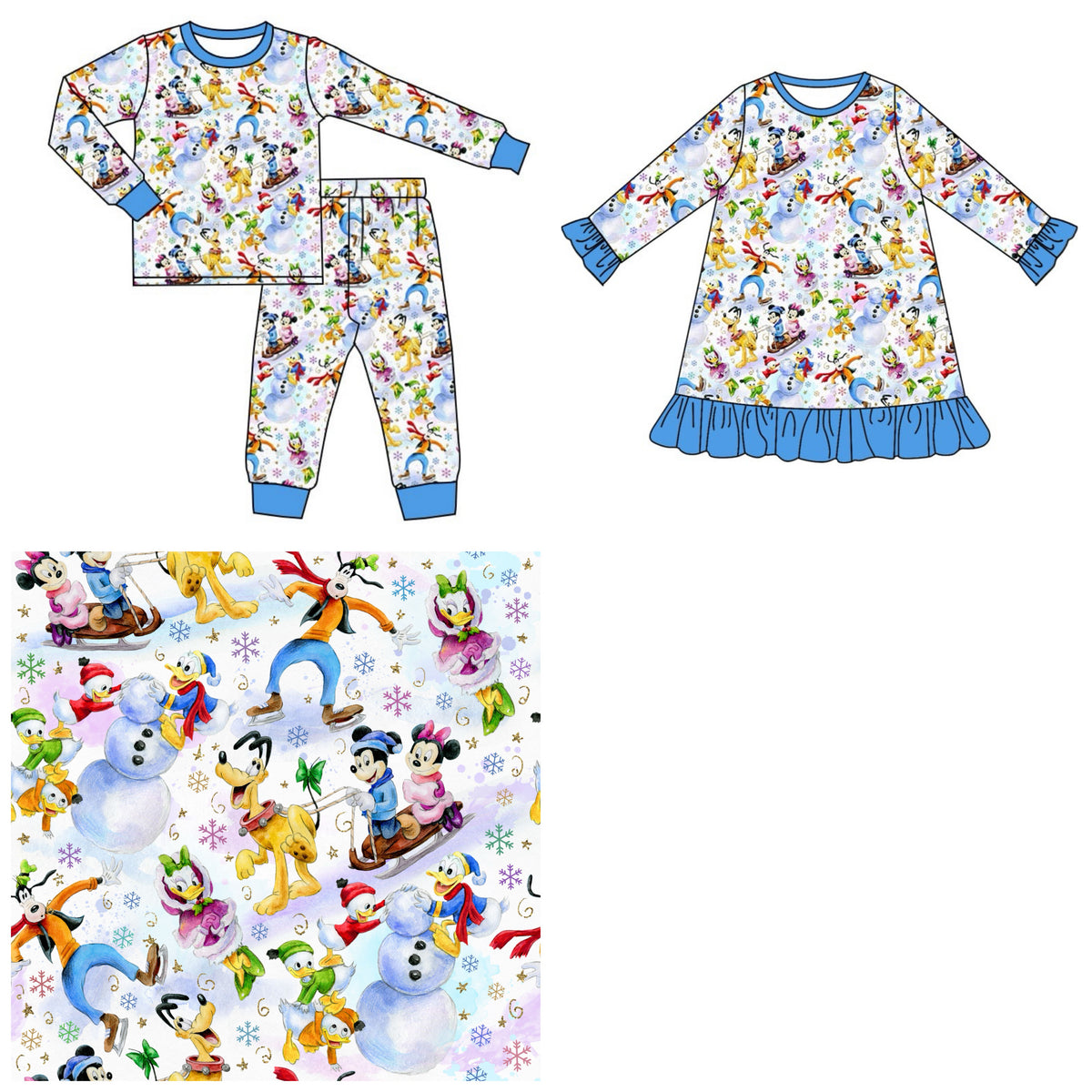 Character Snow Day Pajamas - ETA late November