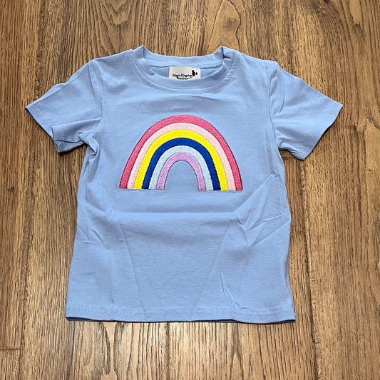 Muted Rainbow Appliqué Shirt