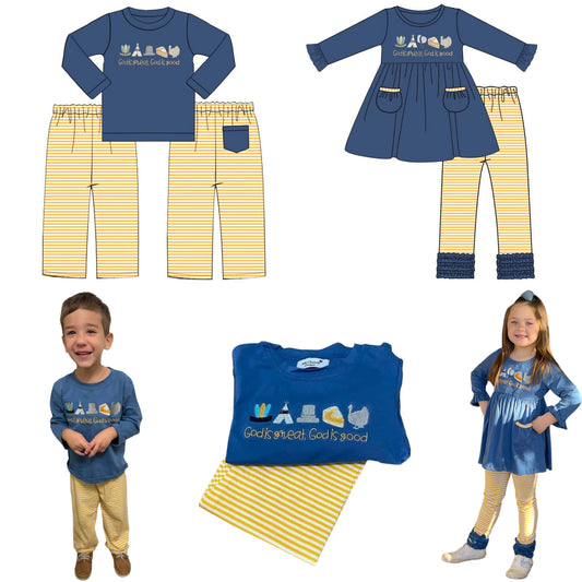 God Is Good Embroidered Sets - ETA early September