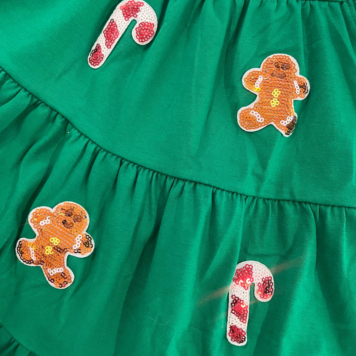 Green Sequin Christmas Dress