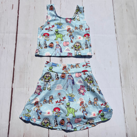Toy Story Clouds Skort Set