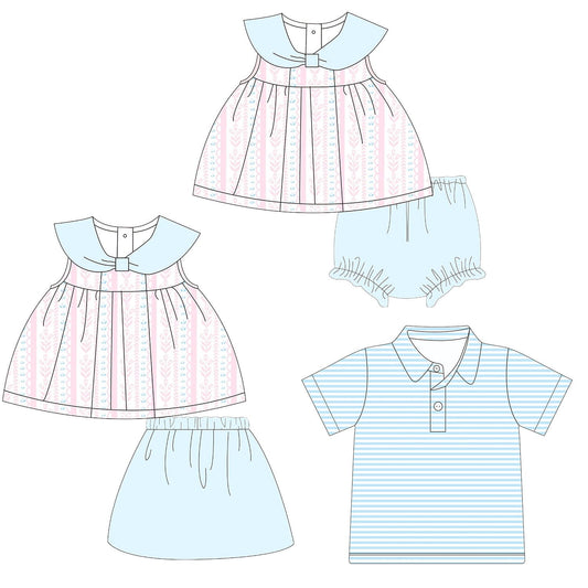 Blue Stripes and Floral Collection - ETA early July
