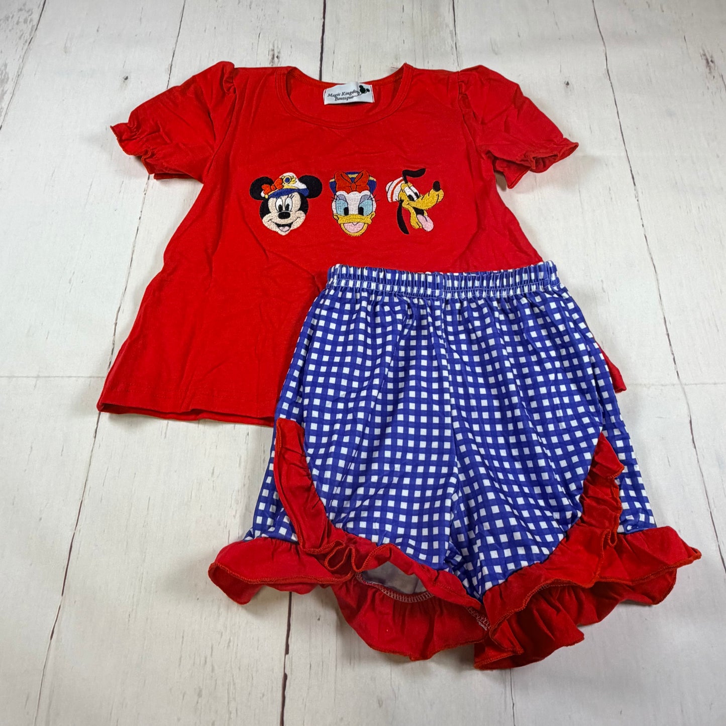 Character Cruise Embroidered Girl Set
