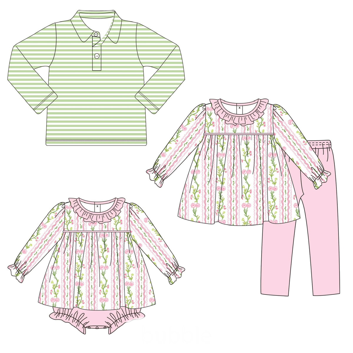 Green and Pink Floral Collection - ETA late January