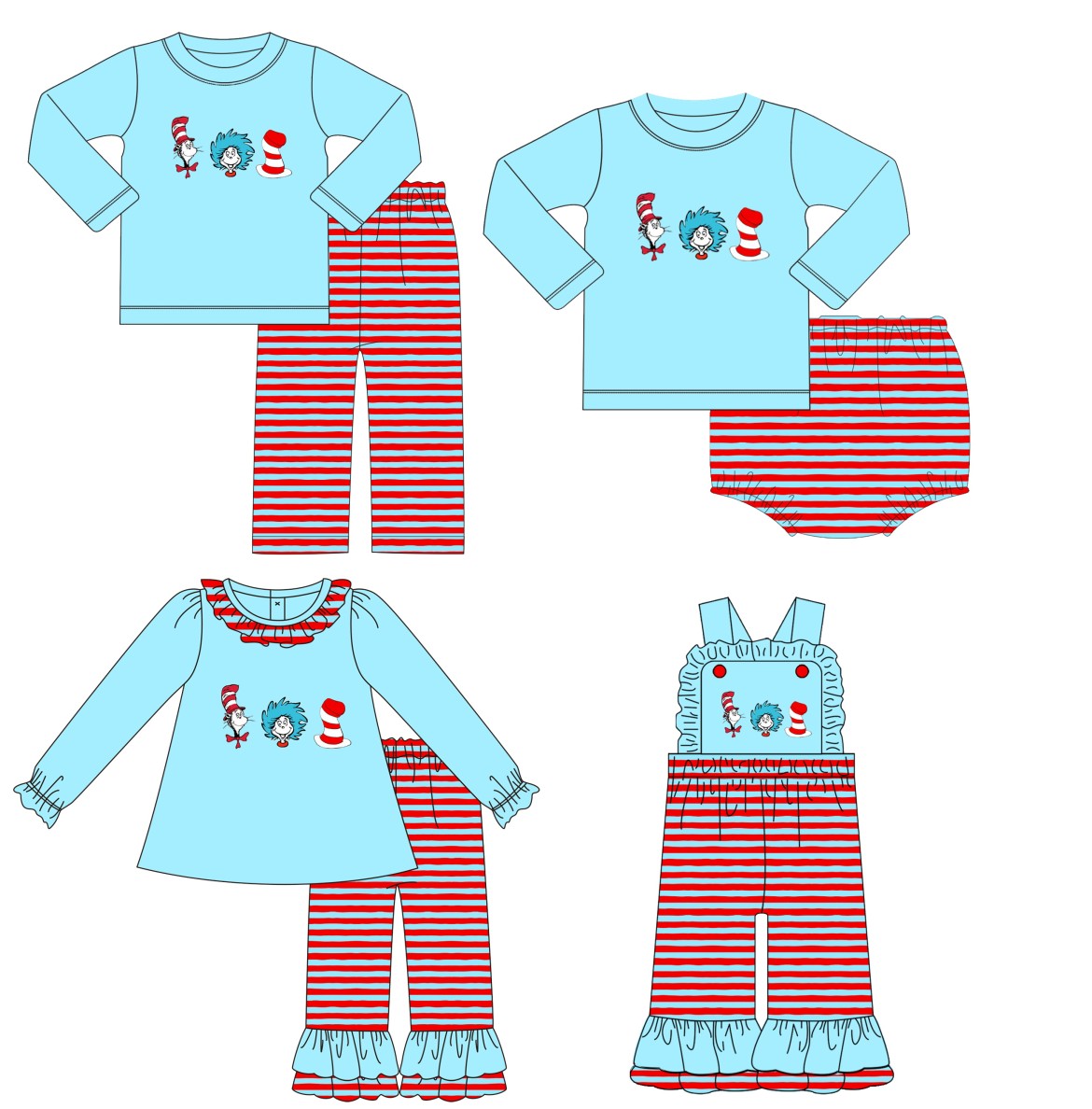 Seuss Characters Appliqué Collection - ETA early December