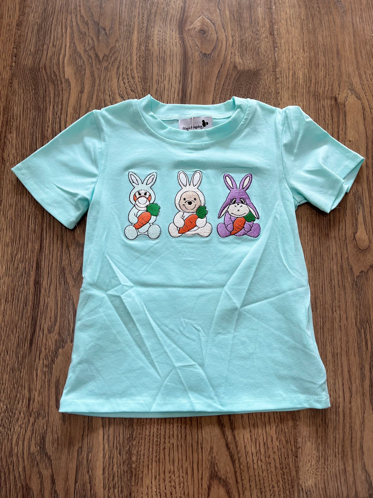 Pooh Easter Trio Appliqué Boy Shirt