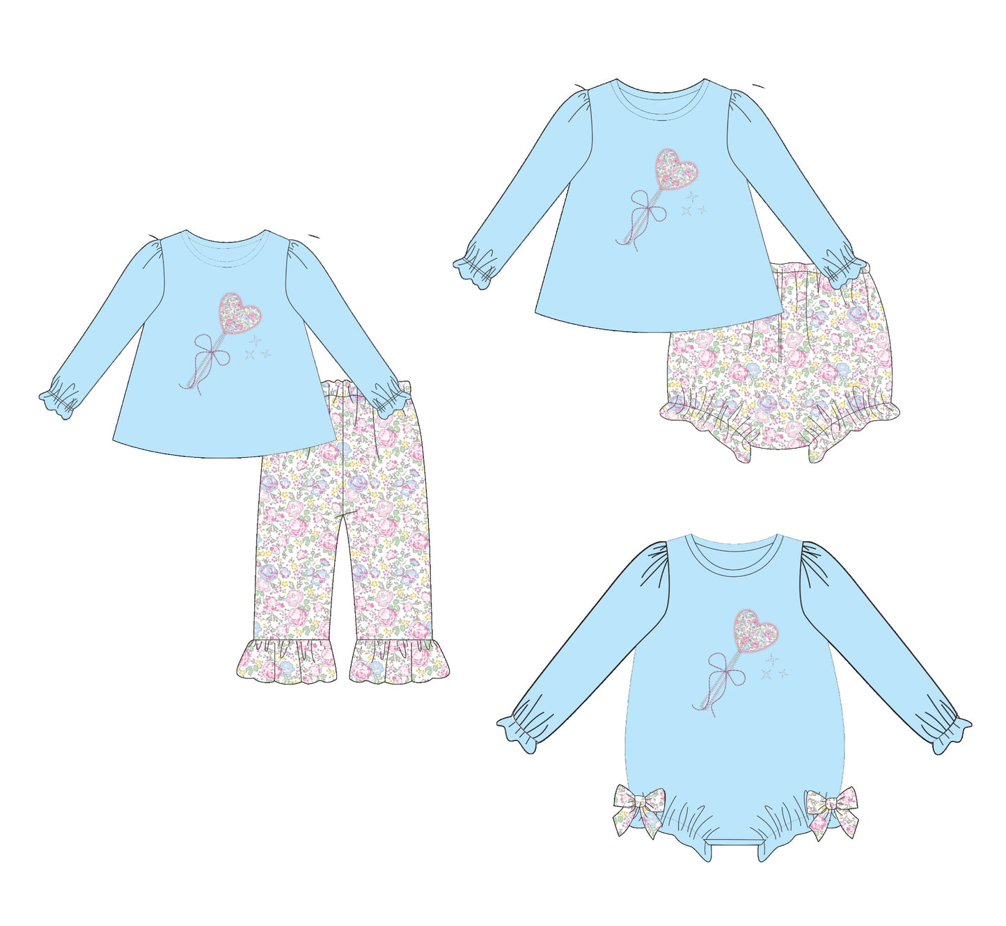 Heart Wand Embroidered Collection - ETA mid December