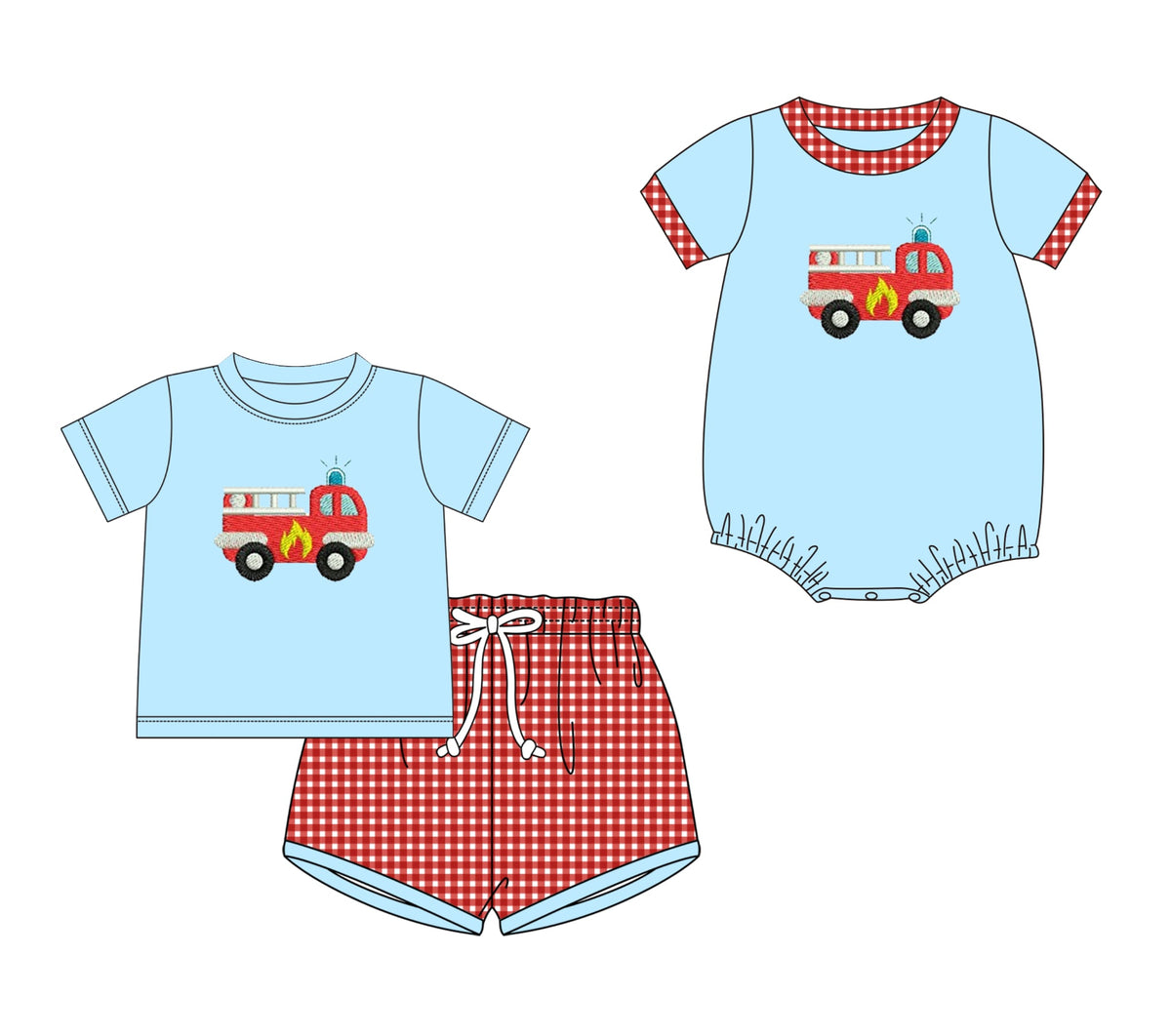Fire Truck Appliqué Collection - ETA early March