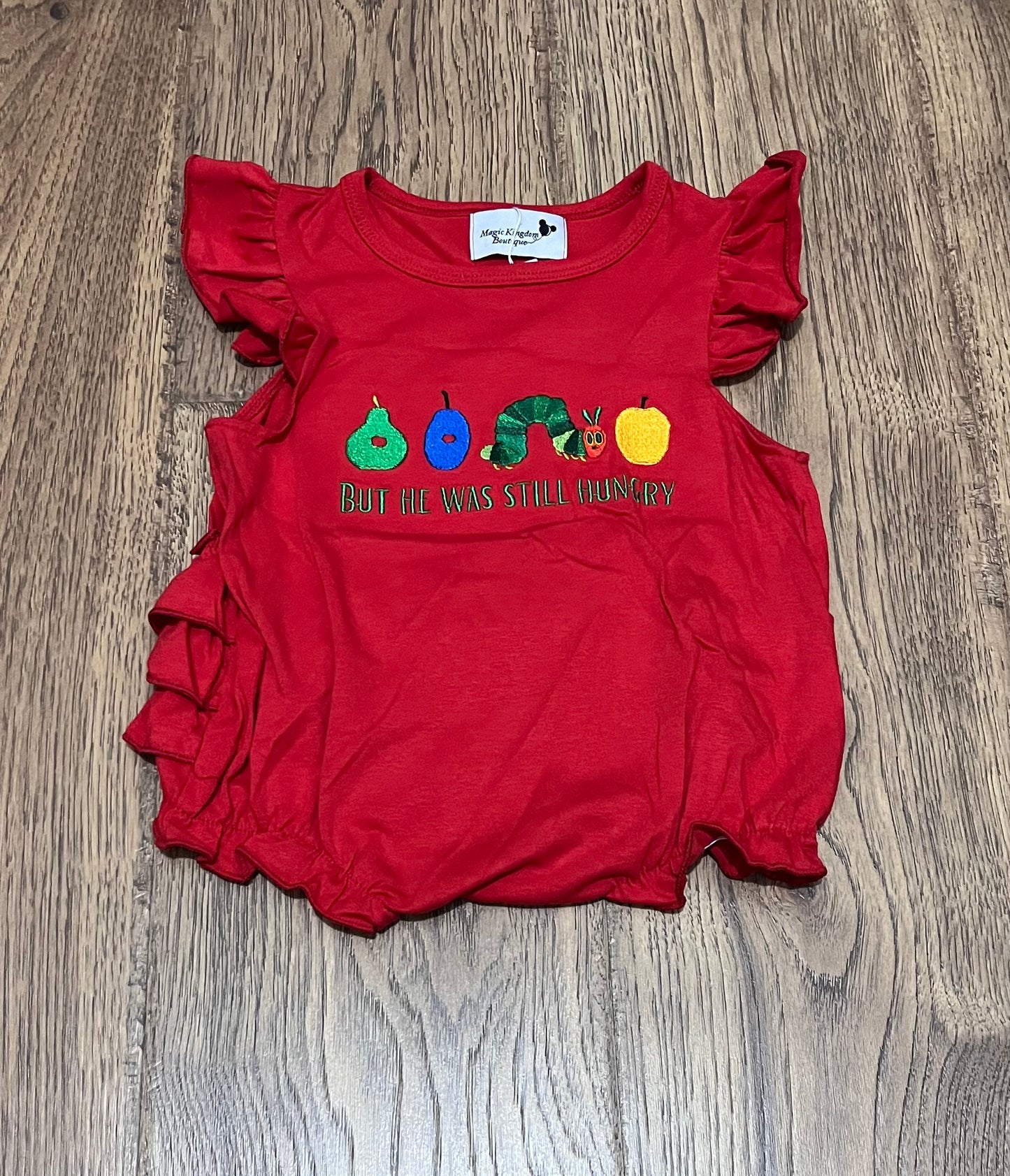 Very Hungry Caterpillar Appliqué Girl Bubble