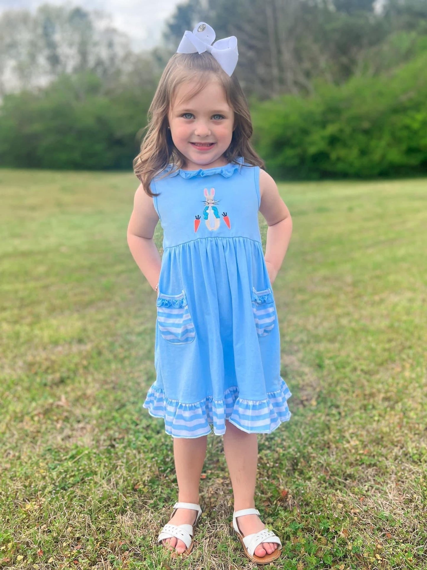 Peter Rabbit Appliqué Dress