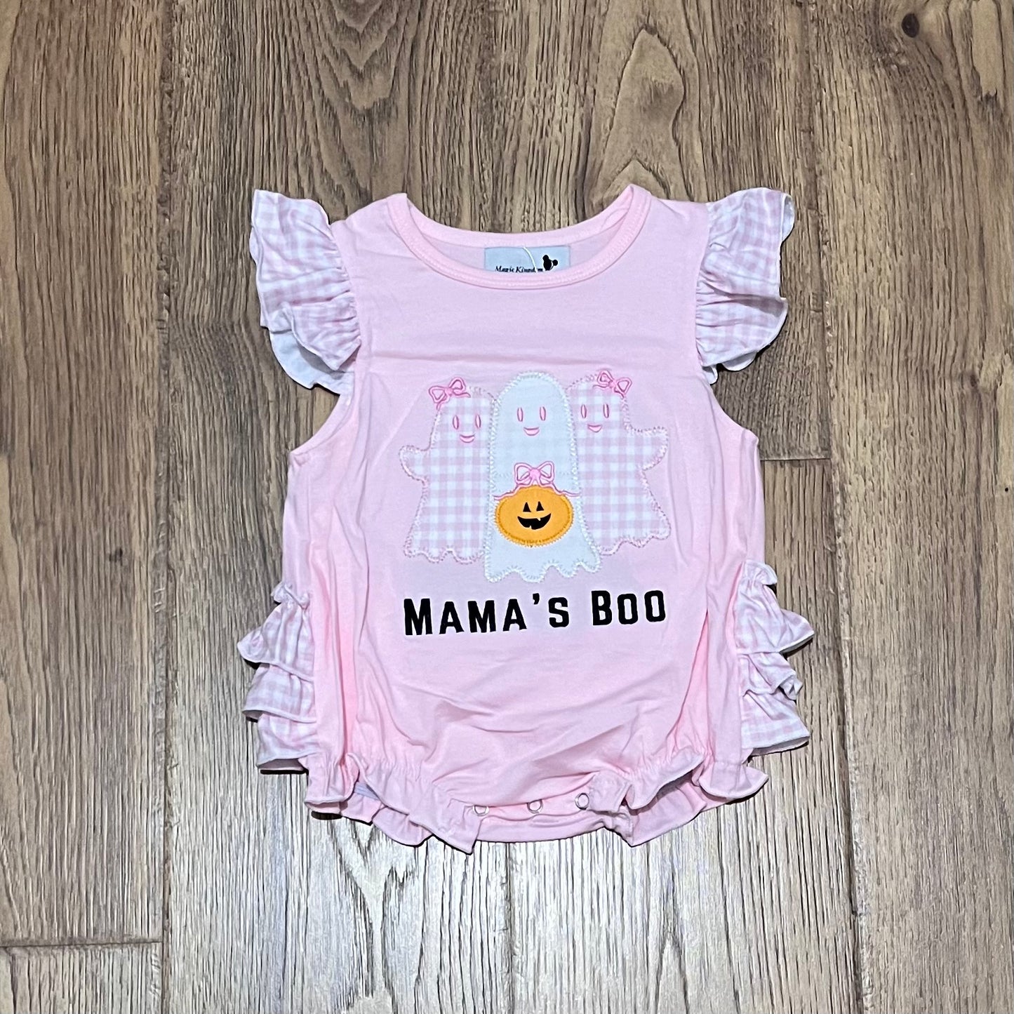 Mama's Boo Appliqué Girl Bubble