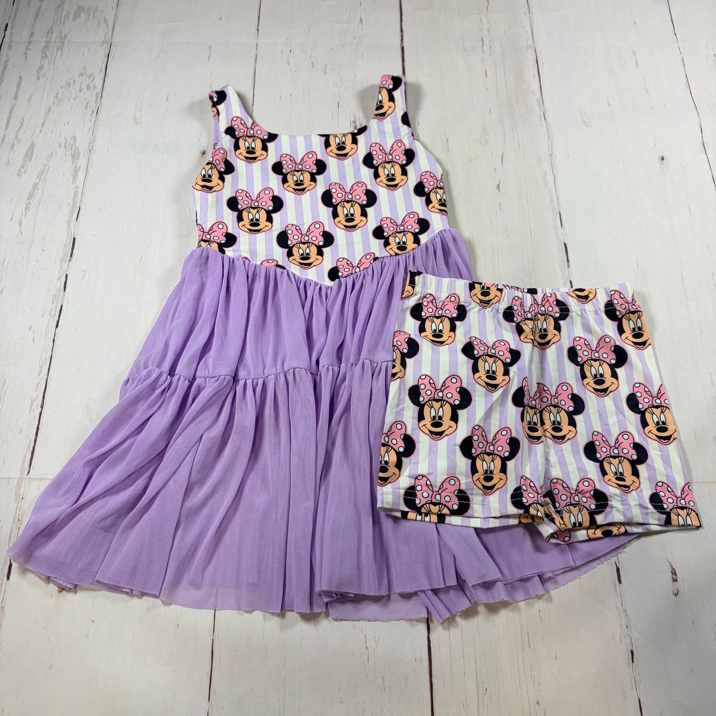 Purple Mouse Mesh Dress (with undershorts)