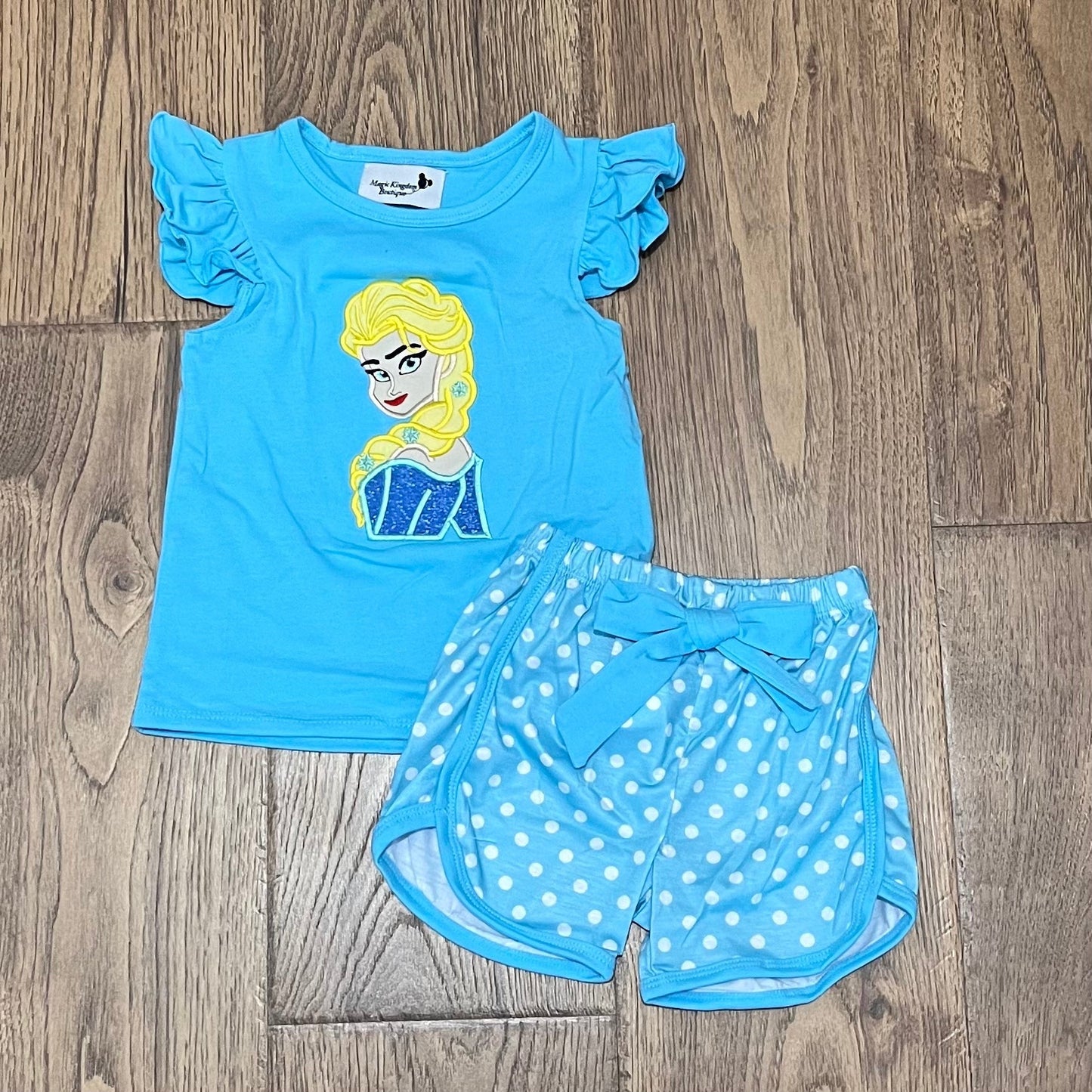 Elsa Appliqué Girl Set