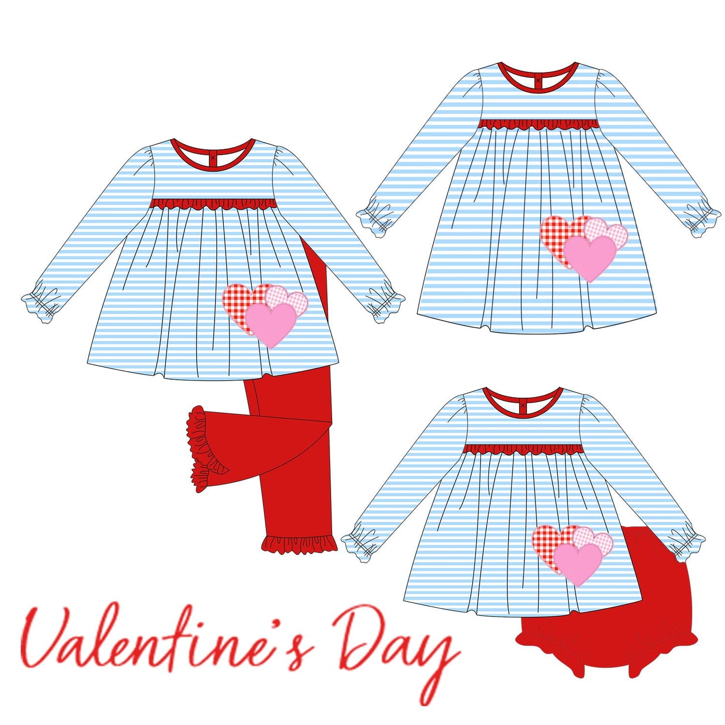 Heart Trio Appliqué Collection - ETA mid December
