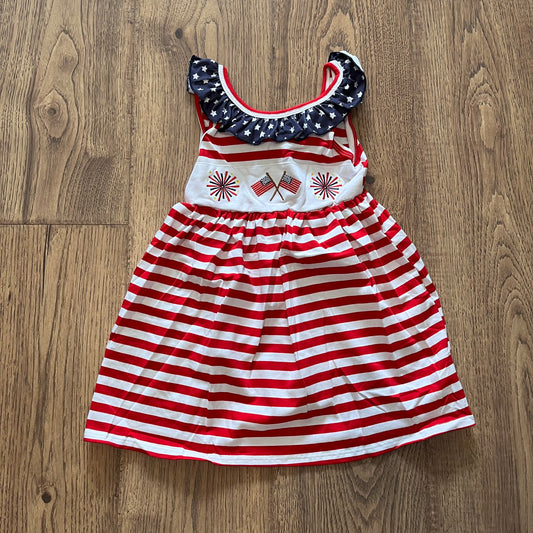 Patriotic Appliqué Dress