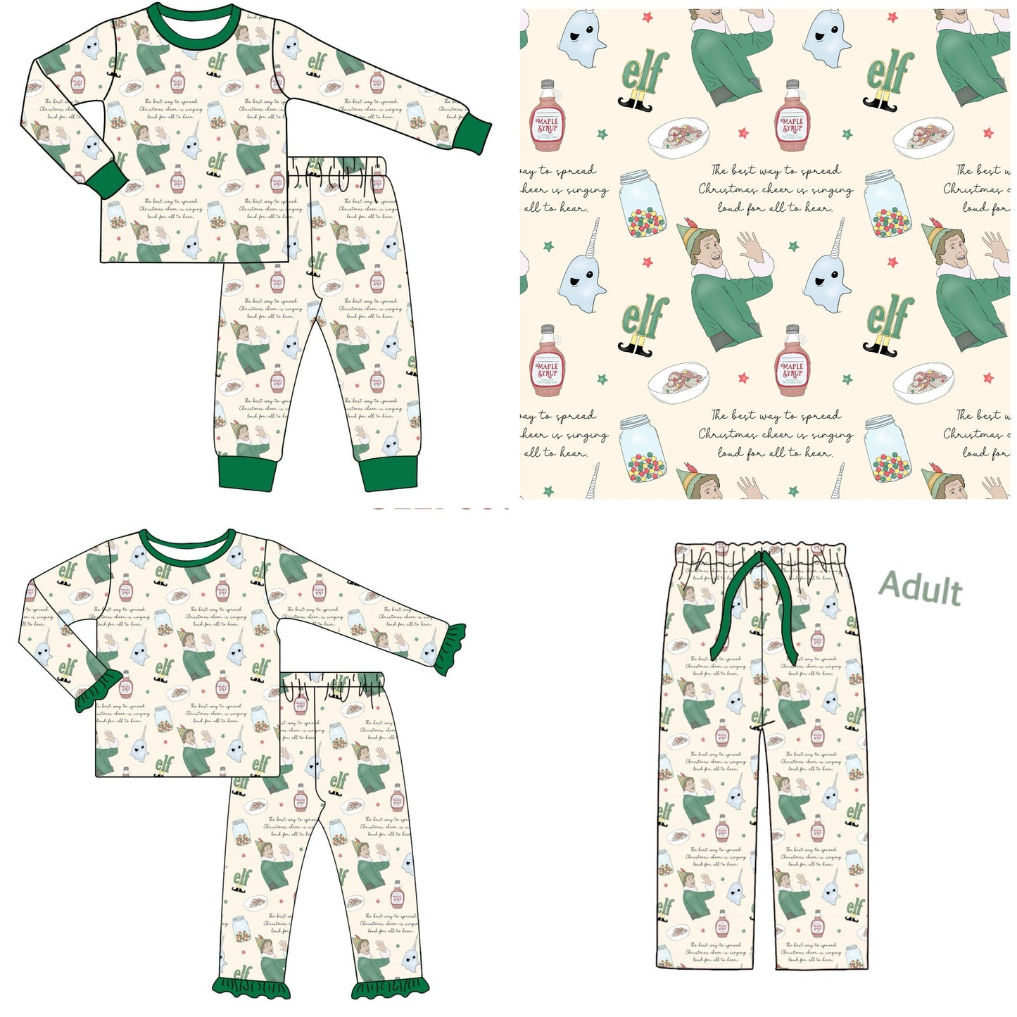 Buddy the Elf Pajamas - ETA early November
