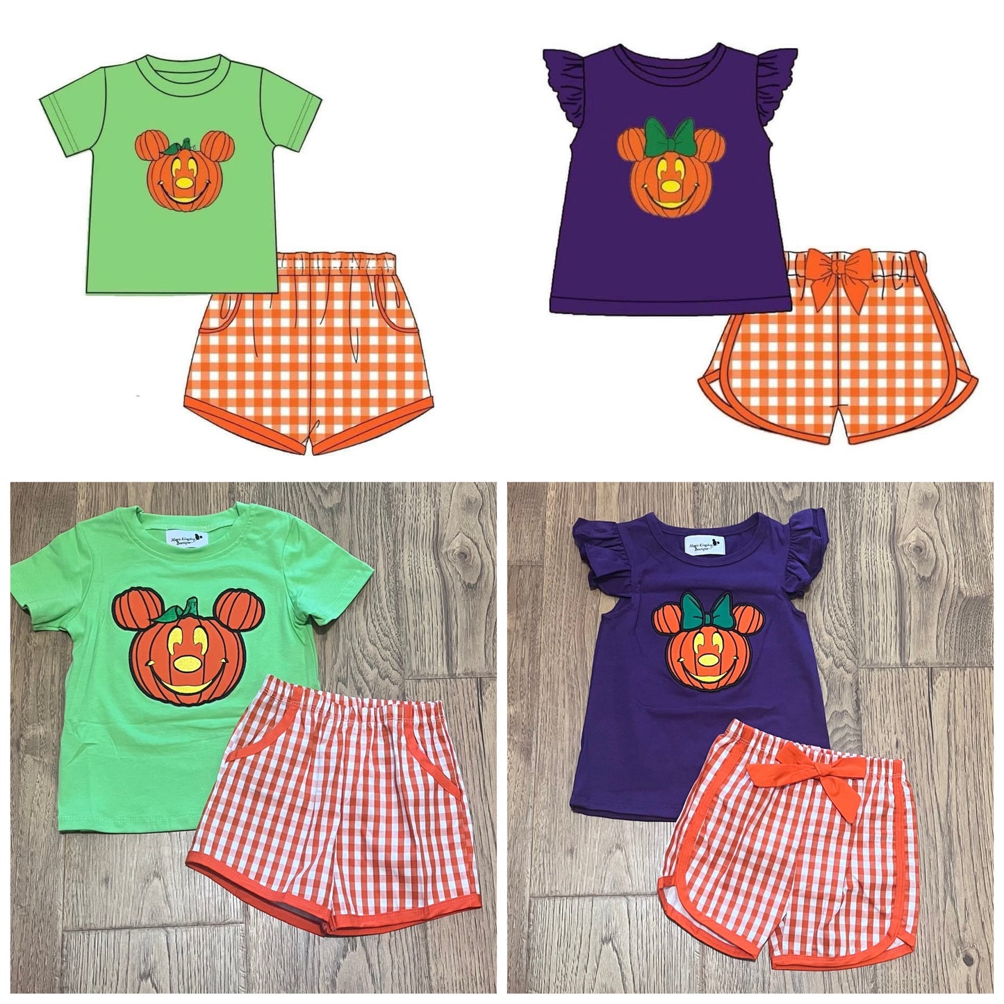 Pumpkin Mouse Appliqué Sets - ETA late August