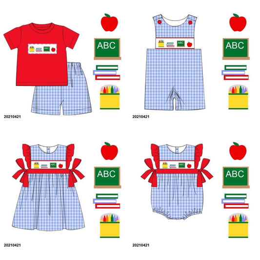 School Smocked Collection PO58 - ETA mid June