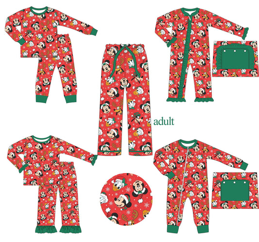 Mouse Christmas Mashup Pajamas - ETA early December
