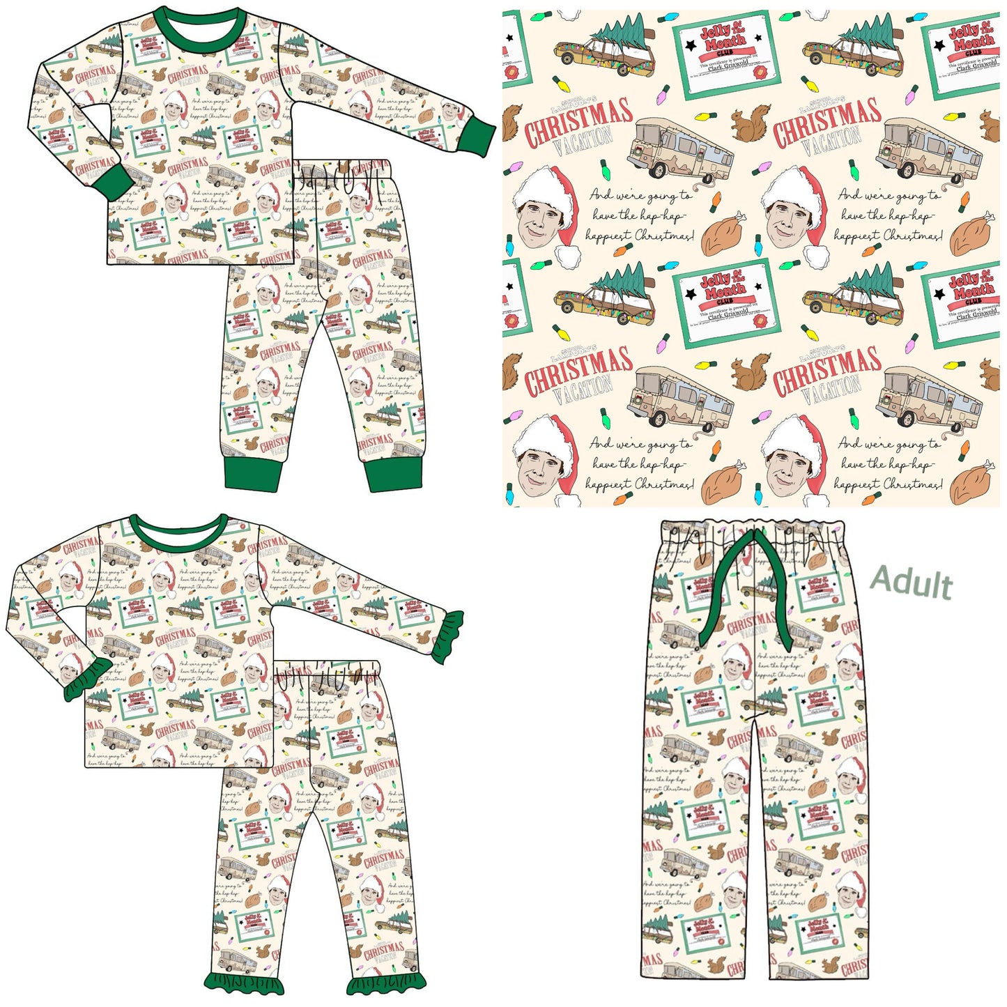 Lampoons Christmas Vacation Pajamas - ETA early November