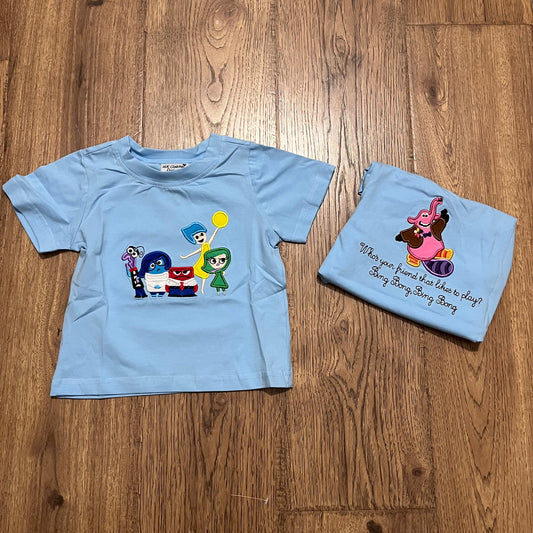 Inside Out Appliqué Boy Shirt PO49