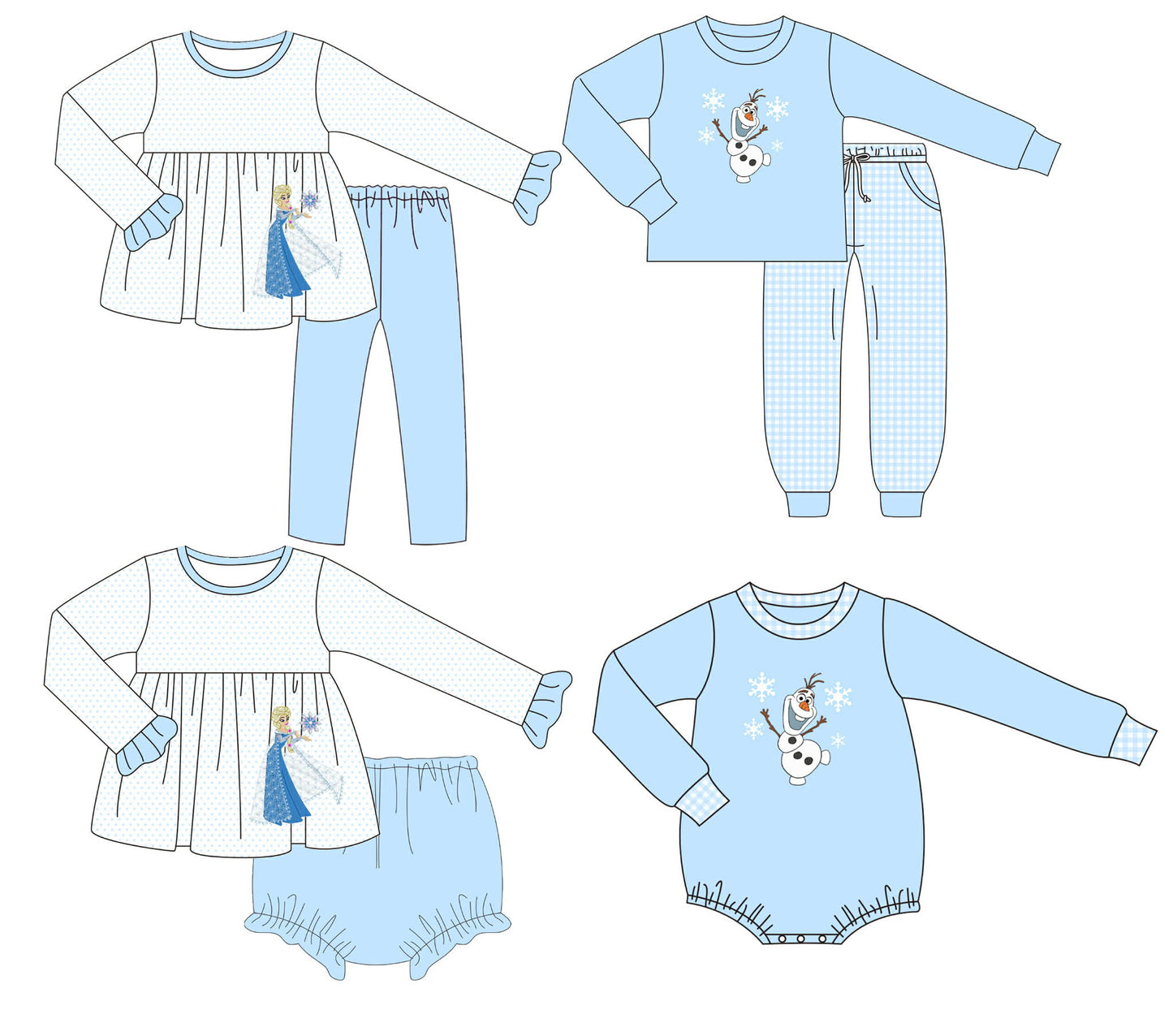 Frozen Embroidered Collection - ETA late October
