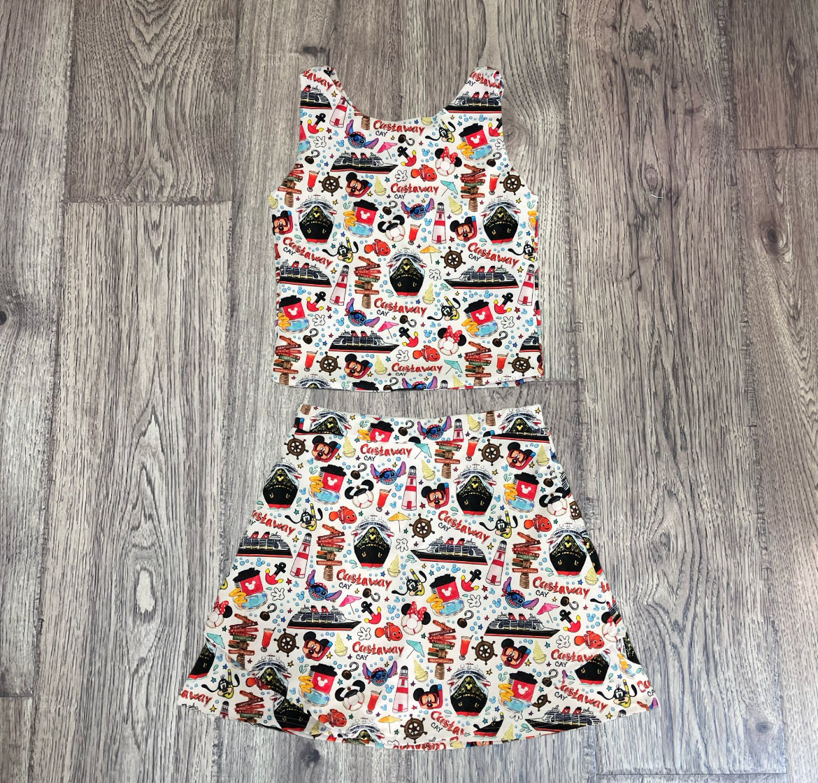 Magical Cruise Athletic Skort Sets