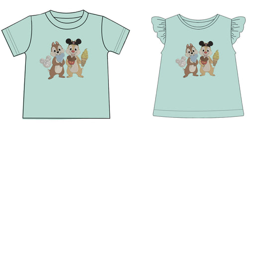 Chip & Dale Park Snacks Embroidered Shirts - ETA mid November