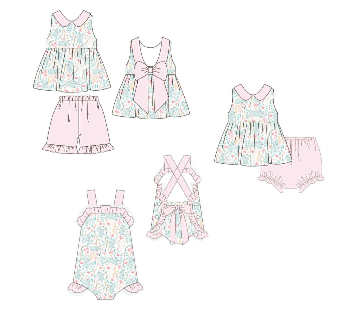 Floral Bunny Collection - ETA late February
