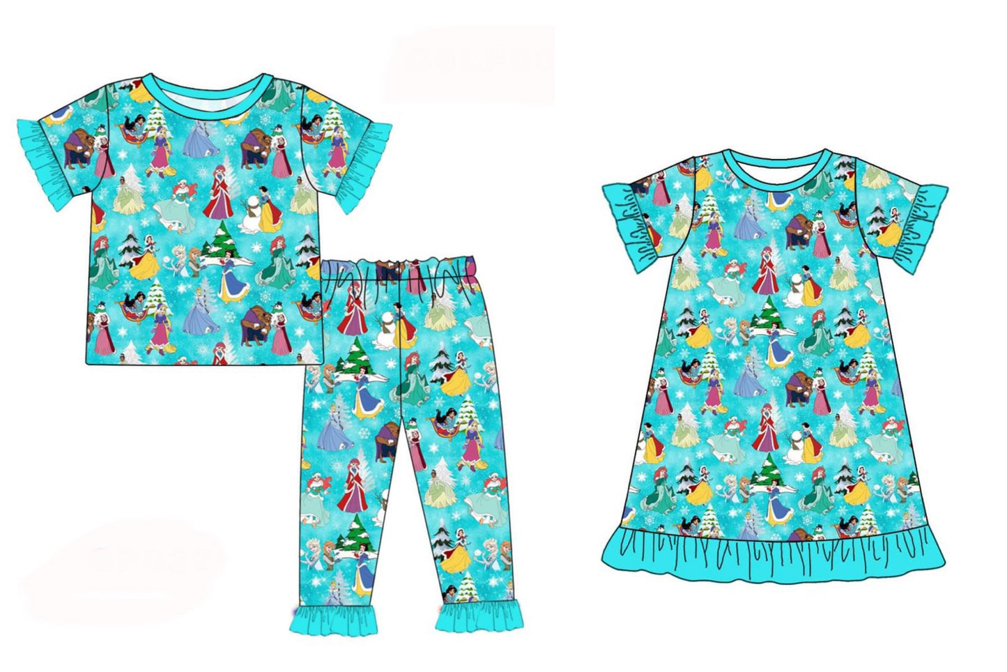 Princess Christmas PJs - ETA early October