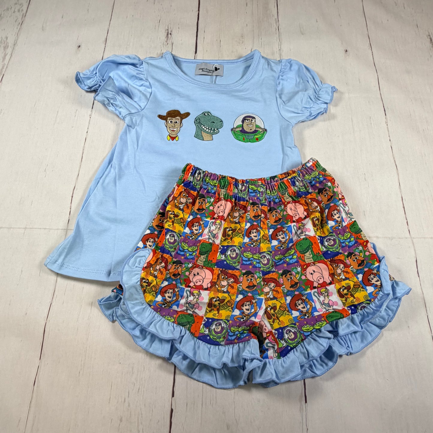 Classic Toy Story Embroidered Girl Set