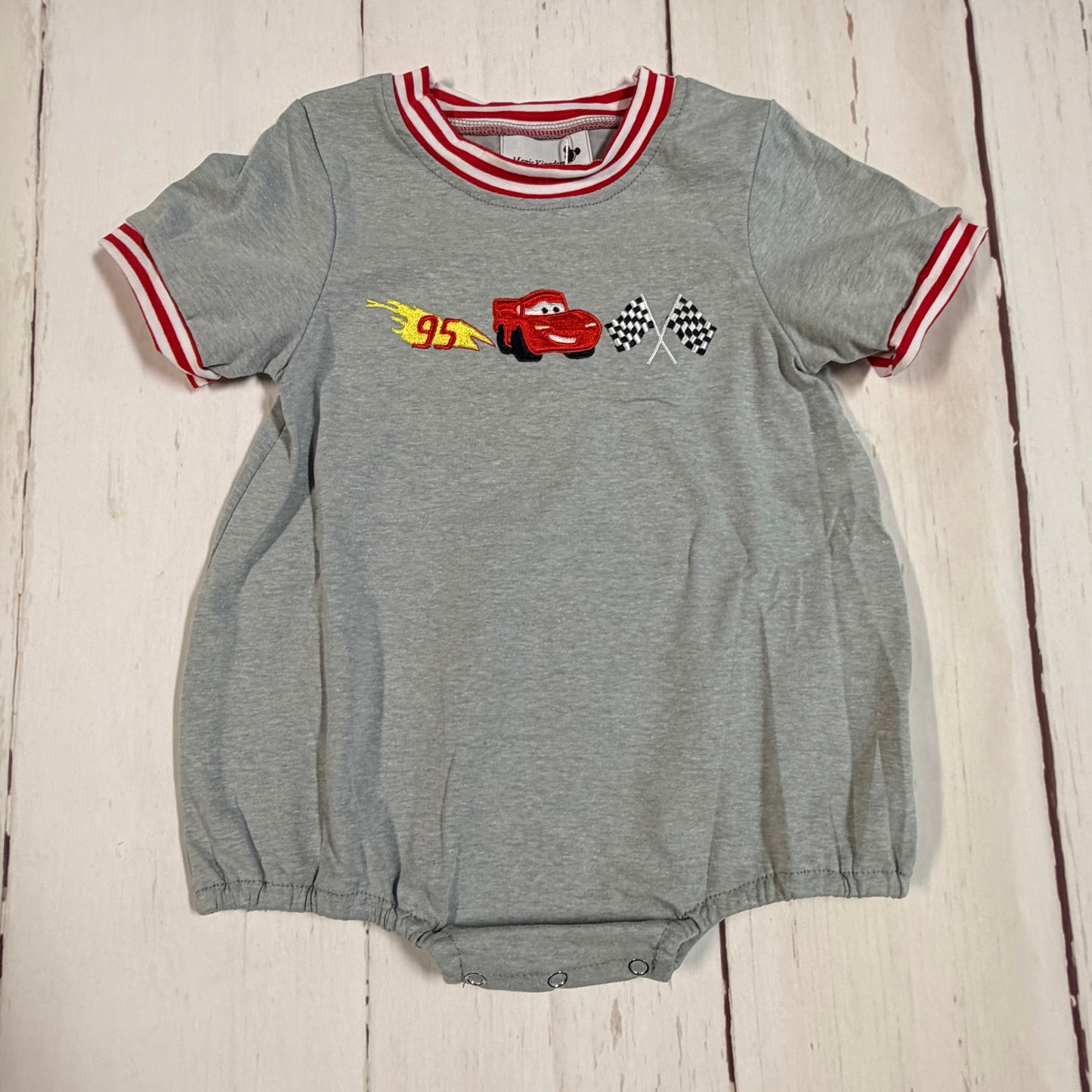 Lightning McQueen Embroidered Bubble