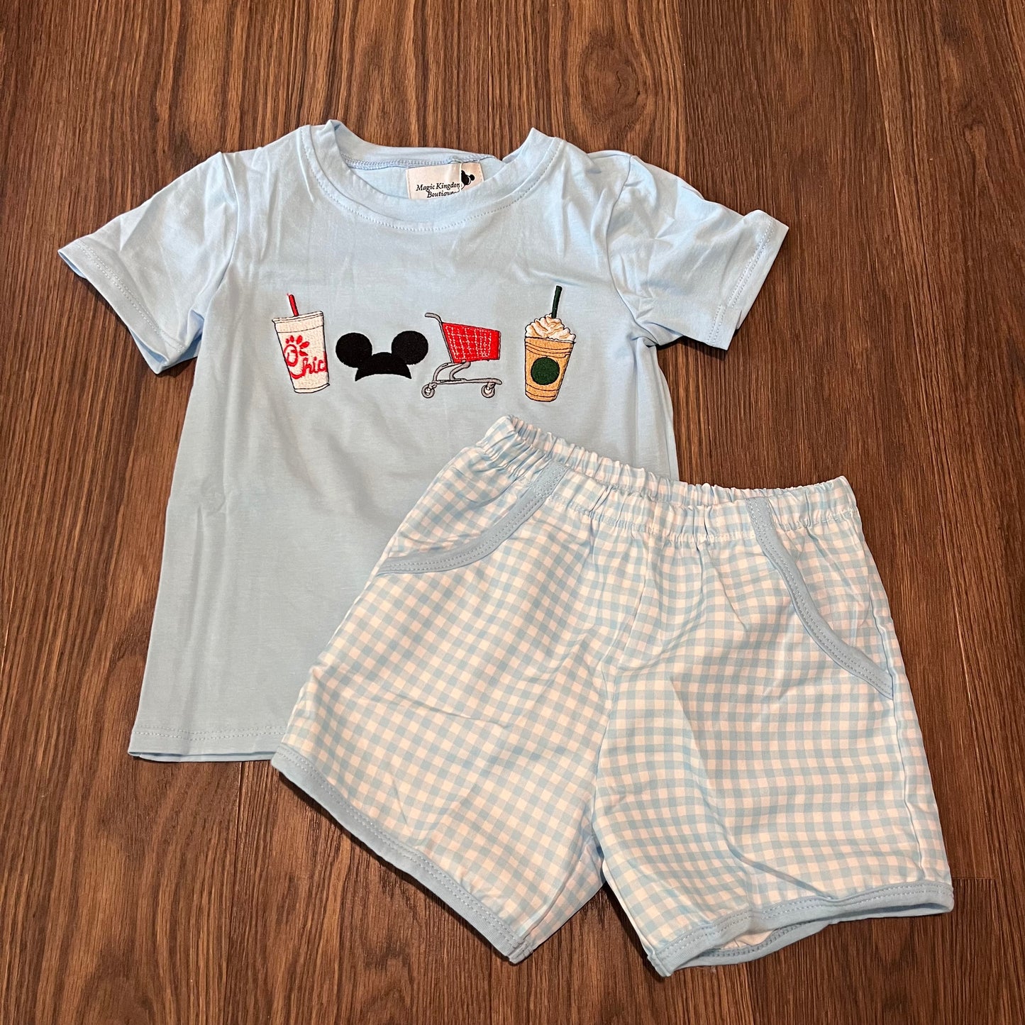 Favorite Things Appliqué Boy Short Set