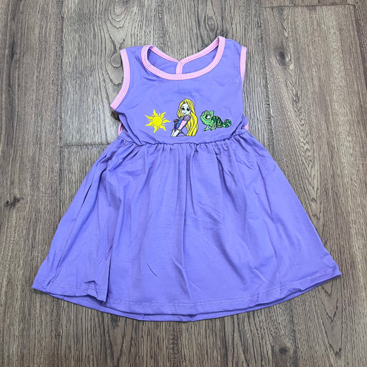 Rapunzel Appliqué Dress