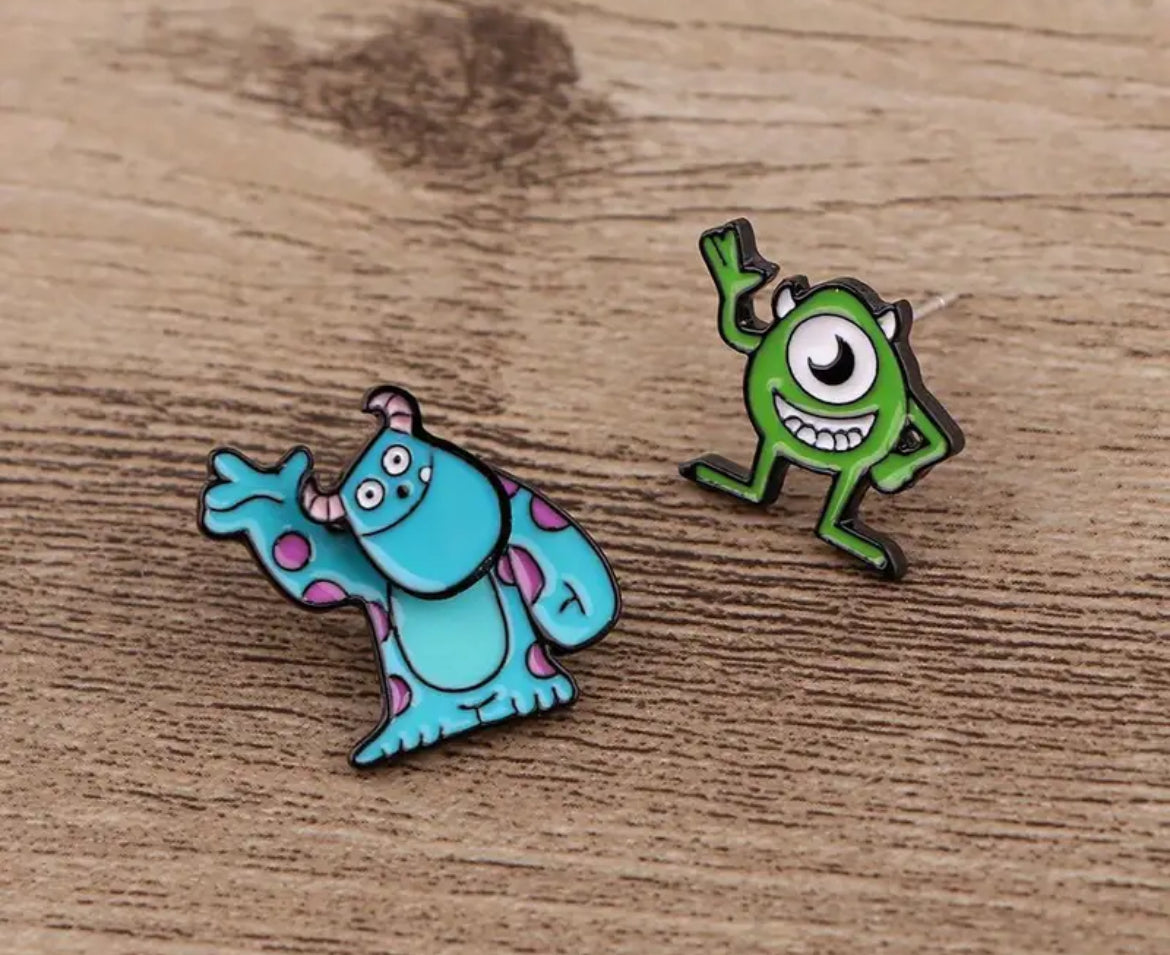 Monster Inc Earrings