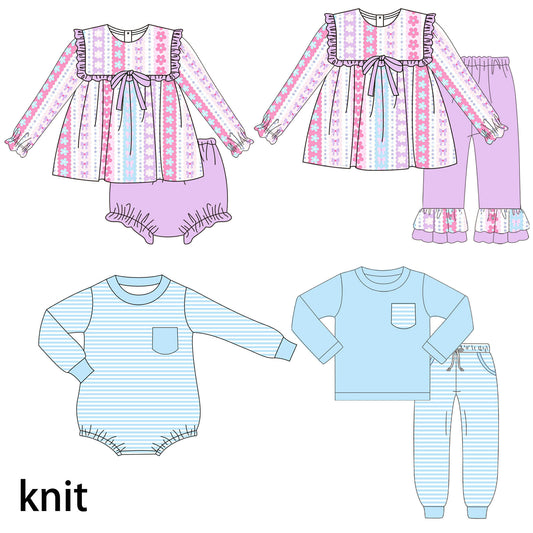Purple and Light Blue Stripes Collection - ETA late January