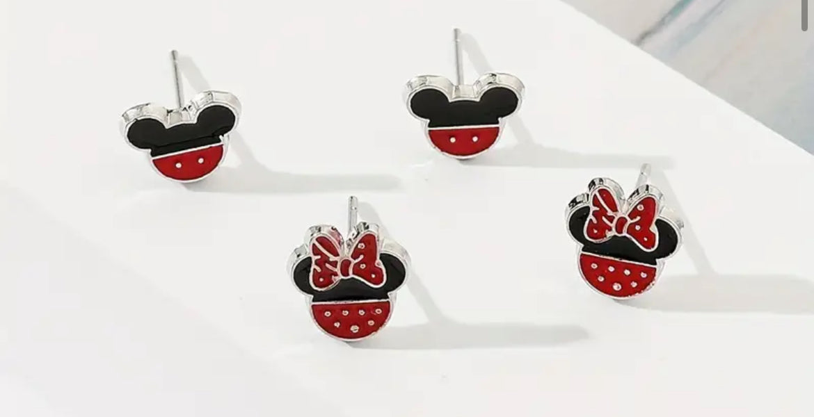 Mouse Bow Earrings