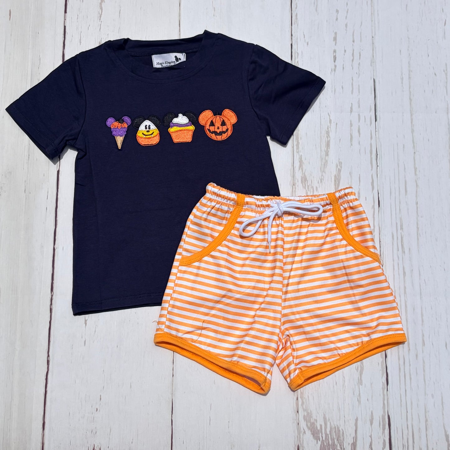 Halloween Treats on Main Street Embroidered Sets - ETA late August