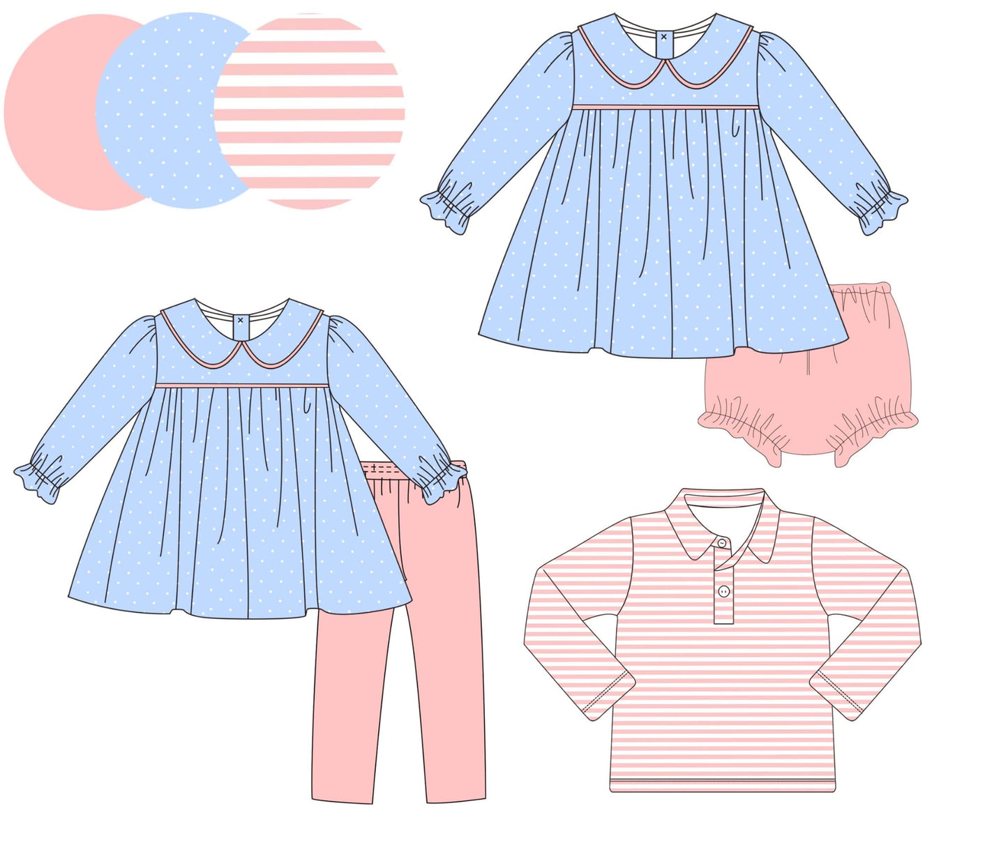 Baby Blue and Salmon Collection - ETA early December
