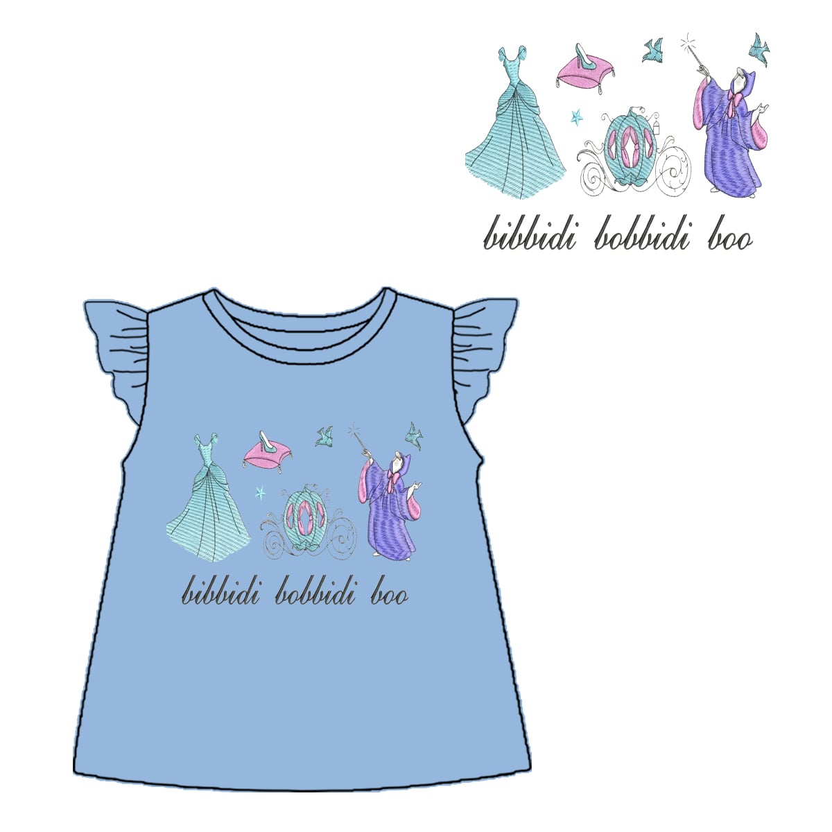 Bibbidi Bobbidi Boo Embroidered Shirt - ETA mid November