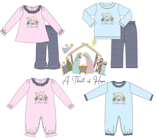 A Thrill of Hope Embroidered Collection - ETA early October