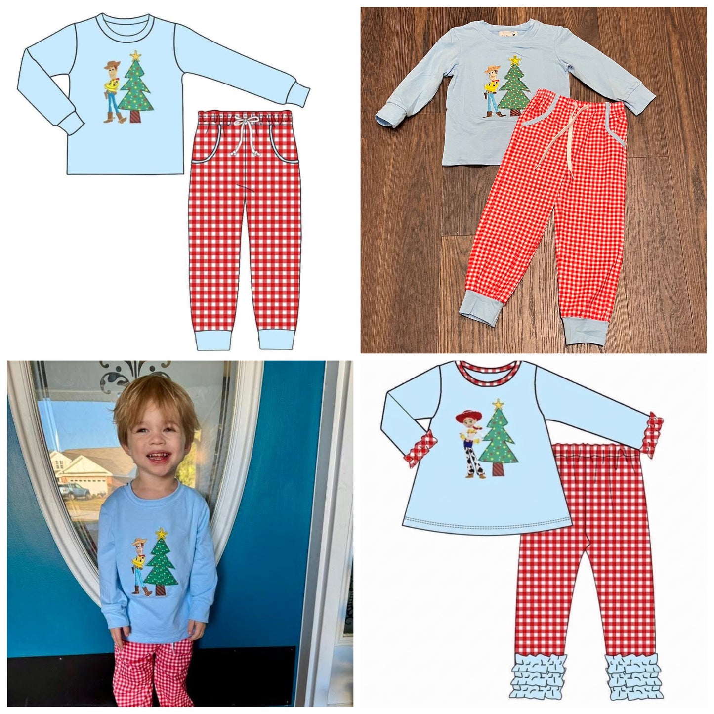 Toy Story Christmas Embroidered Sets - ETA early October